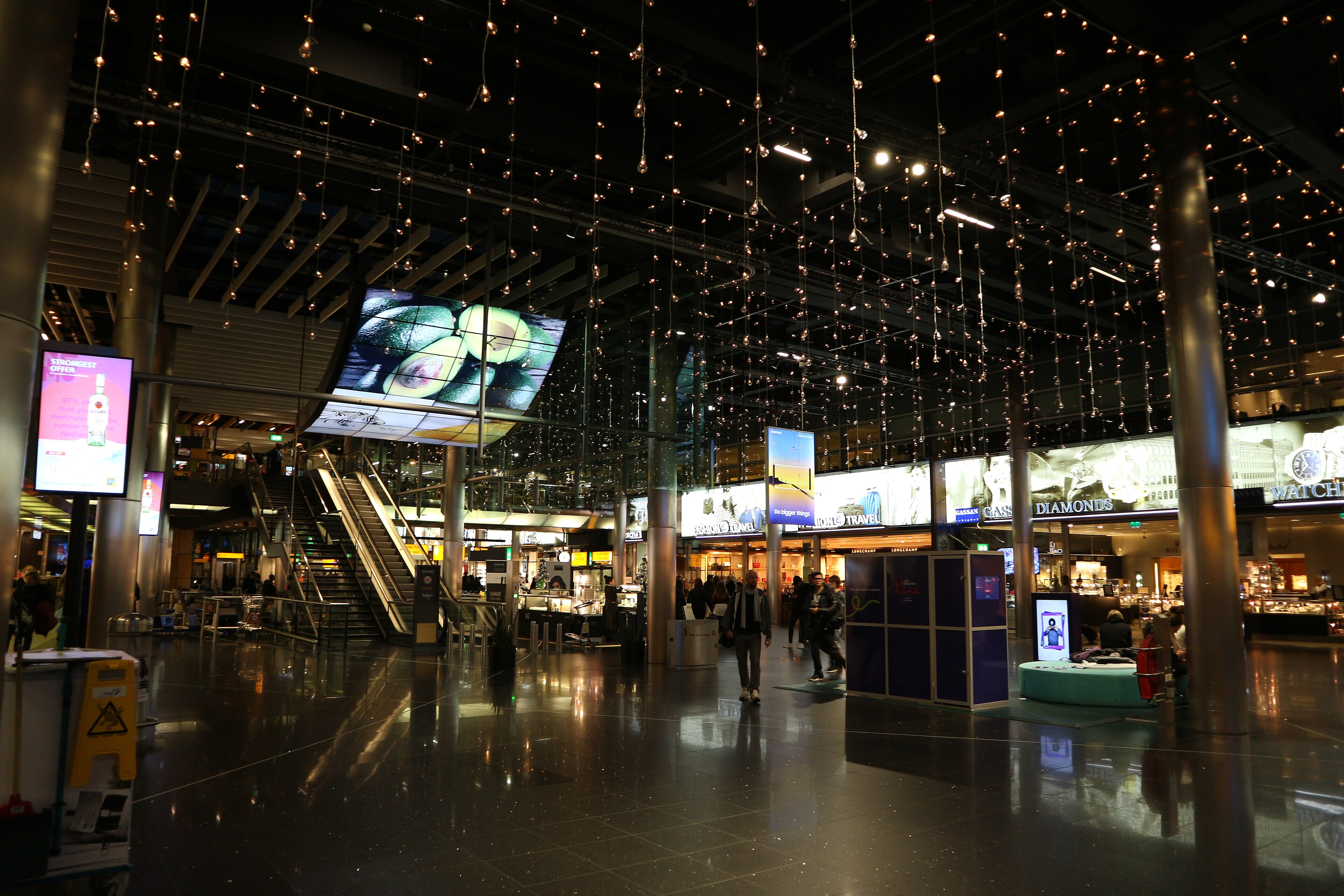 Aankomstgebied in Amsterdam Schiphol Airport