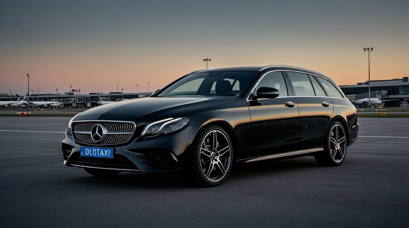Mercedes E-Klasse Estate van DLOTAXI voor taxivervoer in Roermond