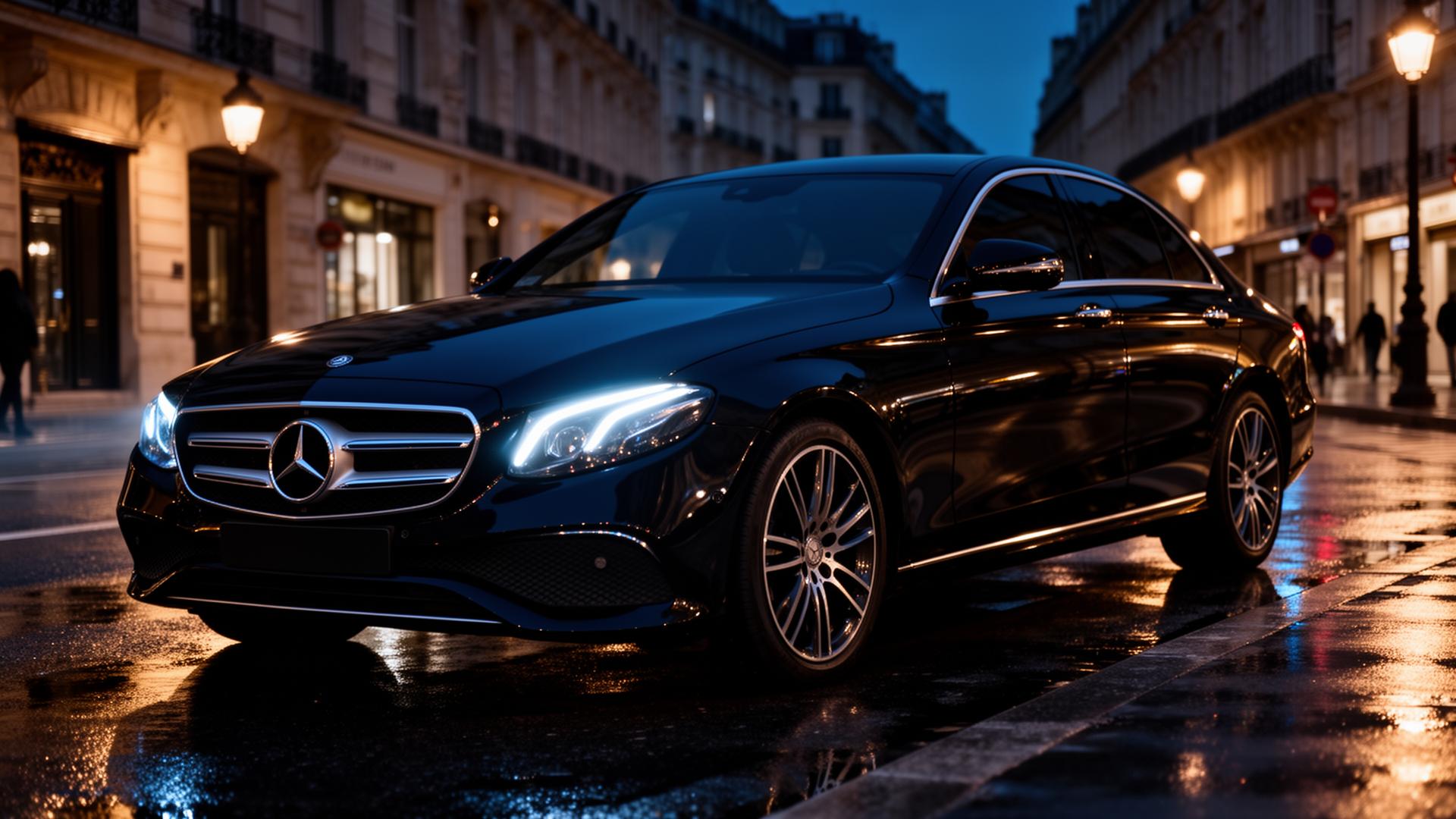 Luxury Mercedes chauffeur